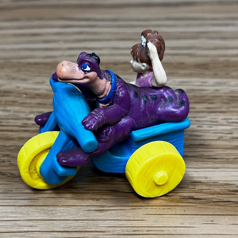 Flintstones Dino Pebbles Happy Meal Toy 1994 McDonalds Movie Promo VTG YK2 retro